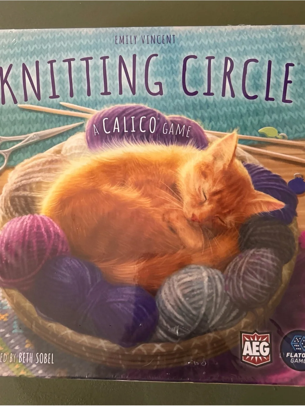 Knitting Circle: A Calico Game Board Game 1-4 Players New Sealed
